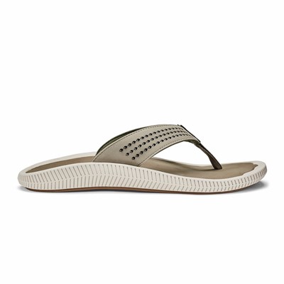 Brown OluKai Ulele Men's Sandals | 39125-EIKF