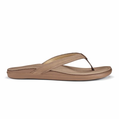 Brown OluKai ‘Aukai Women's Sandals | 72063-ONEY