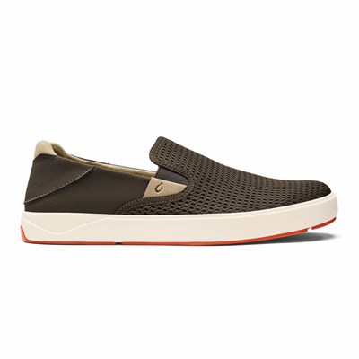 Coffee OluKai Lae‘ahi Men's Sneakers | 10638-DXIV