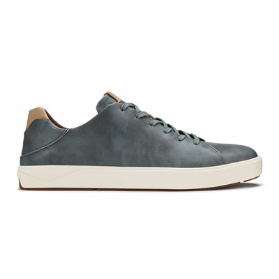 Grey OluKai Lae‘ahi Lī ‘Ili Men's Sneakers | 59470-HBDW