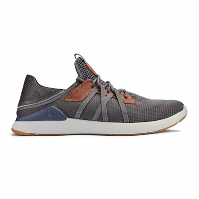 Indigo OluKai Mio Lī Men's Sneakers | 60374-IXUF