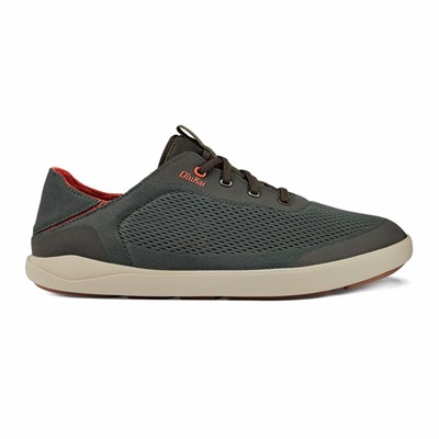 Light Blue OluKai Moku Pae Men's Sneakers | 60894-XVMU