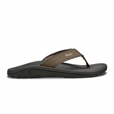 Light Blue OluKai ‘Ohana Men's Sandals | 79862-EYIJ