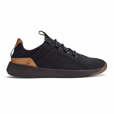 Orange OluKai Nanea Lī Men's Sneakers | 57143-CAHZ