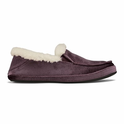 Red OluKai Ku‘una Lānui Women's Slippers | 65219-QGSJ