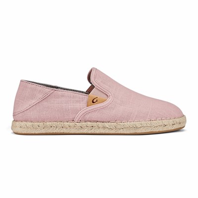 Rose Light Blue OluKai Kaula Pa‘a Kapa Women's Sneakers | 17593-RTVG